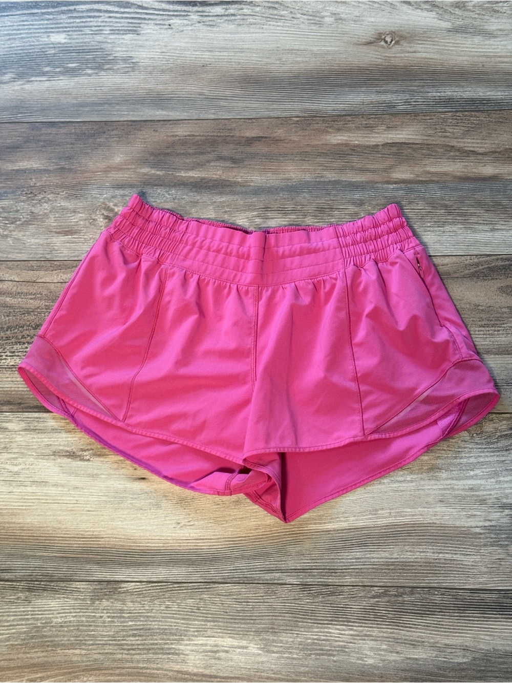 lululemon athletica Hot Pink High Rise Hotty Hot Running Shorts